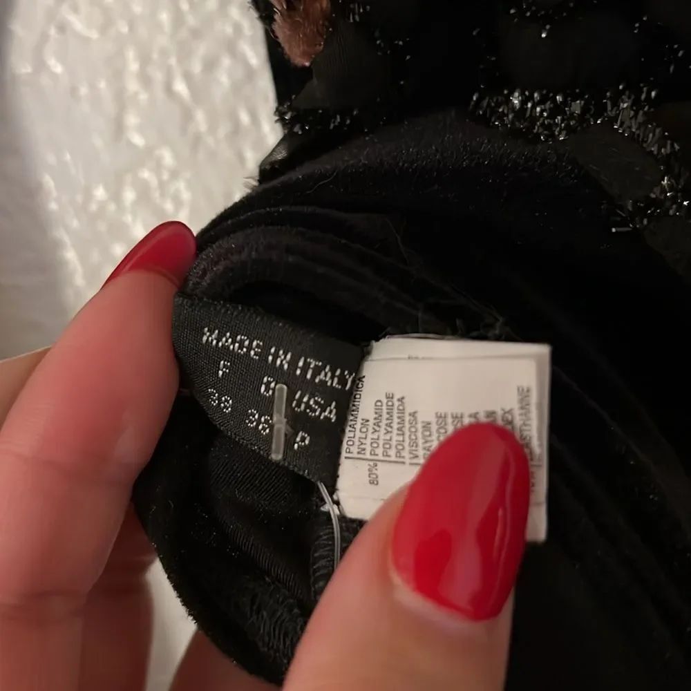 New Vintage La Perla black velvet bodysuit - Picture 11 of 11
